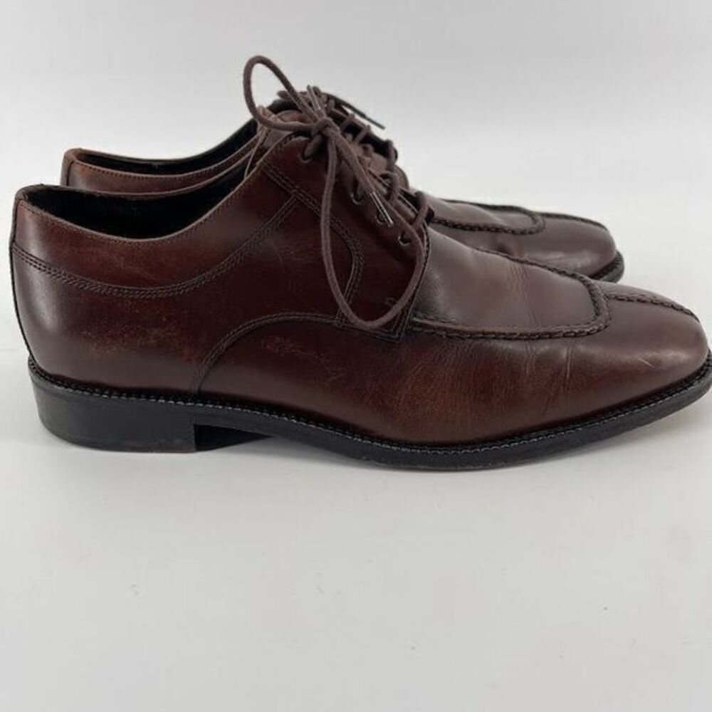 Cole Haan Men's Brown Apron Split‎ Toe Dress Shoes Size 9